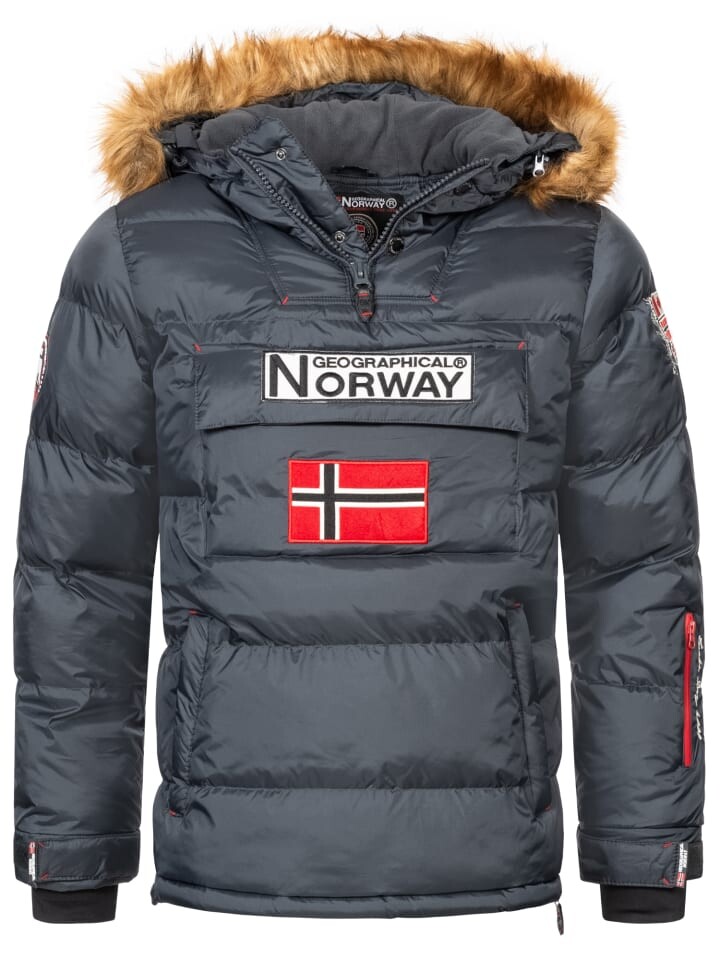 

Зимняя куртка Geographical Norway Windbreaker, темно-серый