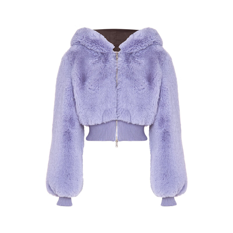 

MOSCHINO Вельветовое пальто женское сиреневое, Lilac