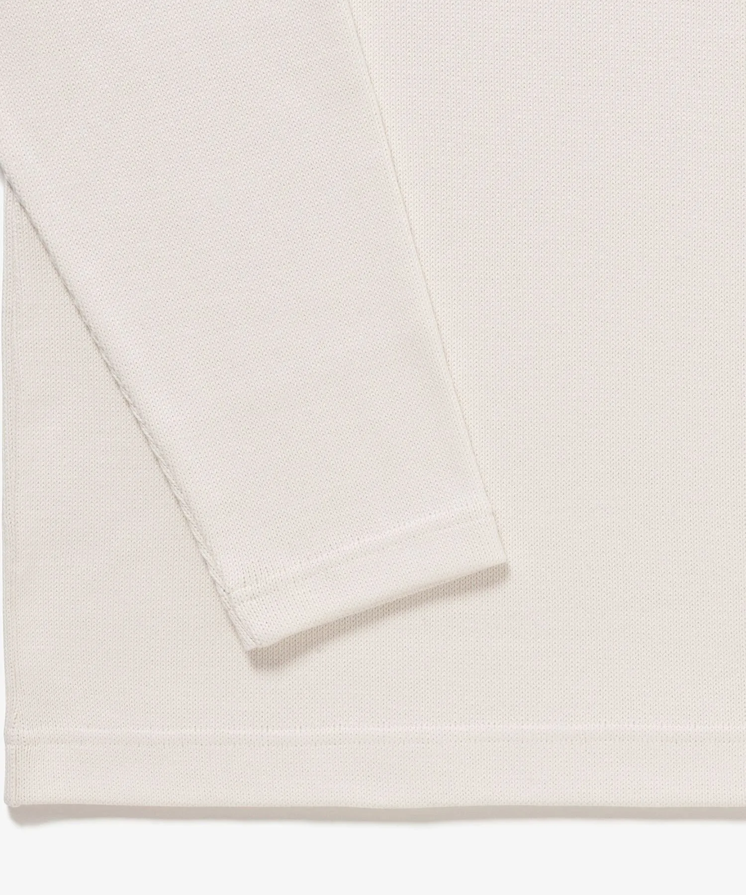 Футболка с длинным рукавом из плотного трикотажа LACOSTE, Off white — фото 4