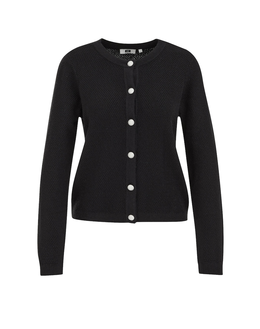 

Вязаный кардиган WE Fashion, черный