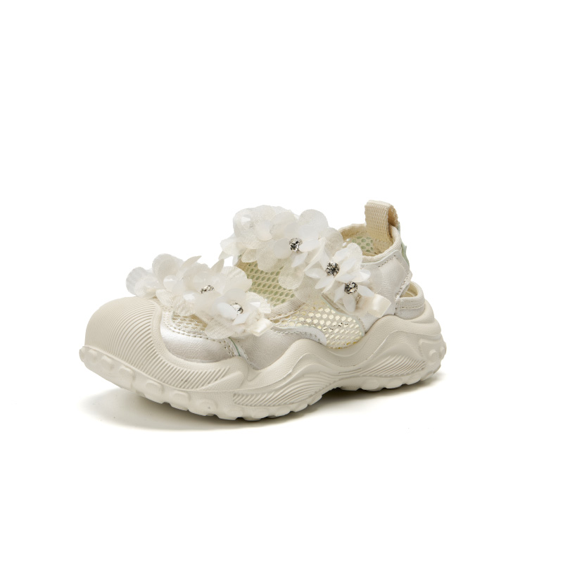 

Детские сандалии с нескользящей подошвой и износостойким верхом BELLE, белый