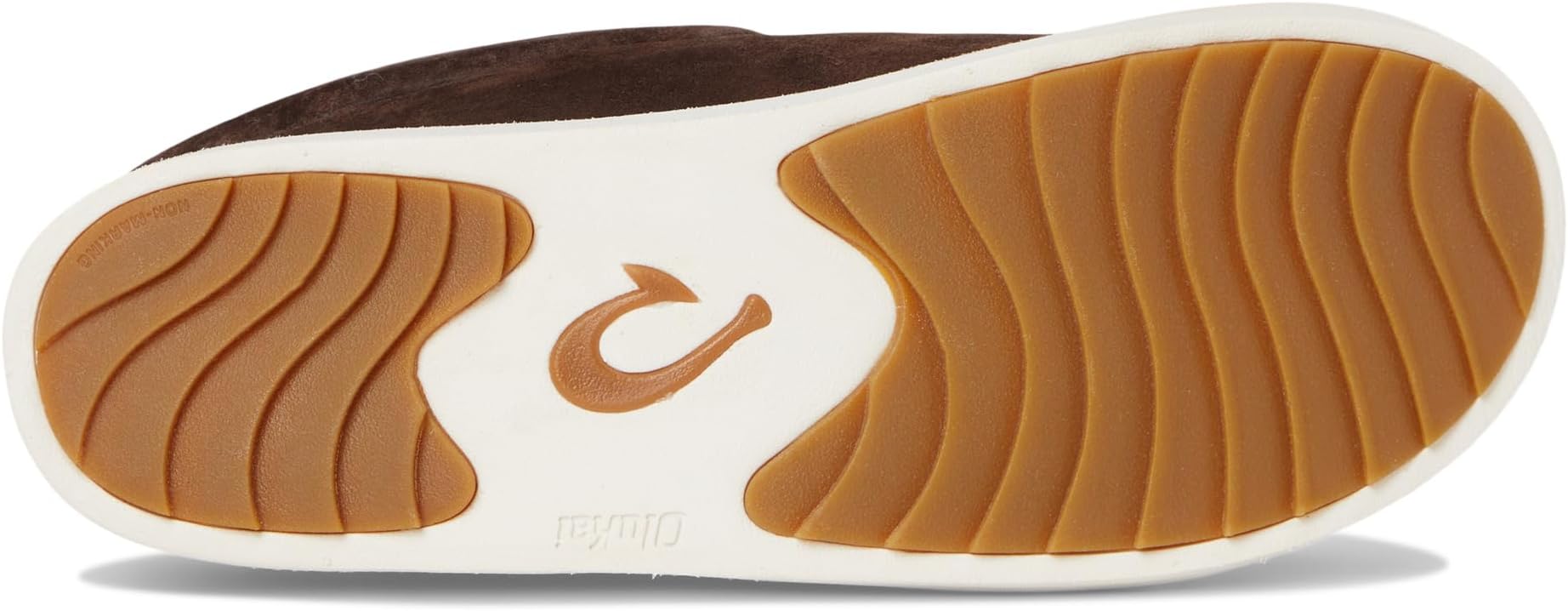Тапочки OluKai Women's Mani, Dark Oak/Golden Sand — фото 3