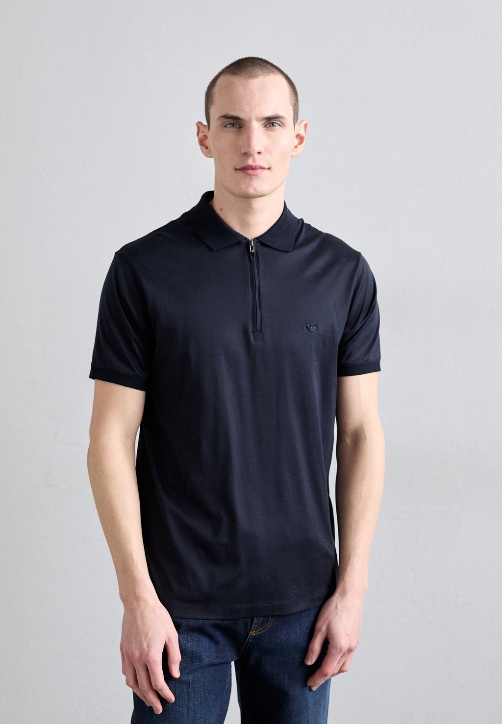 

Рубашка поло Emporio Armani, темно-синий