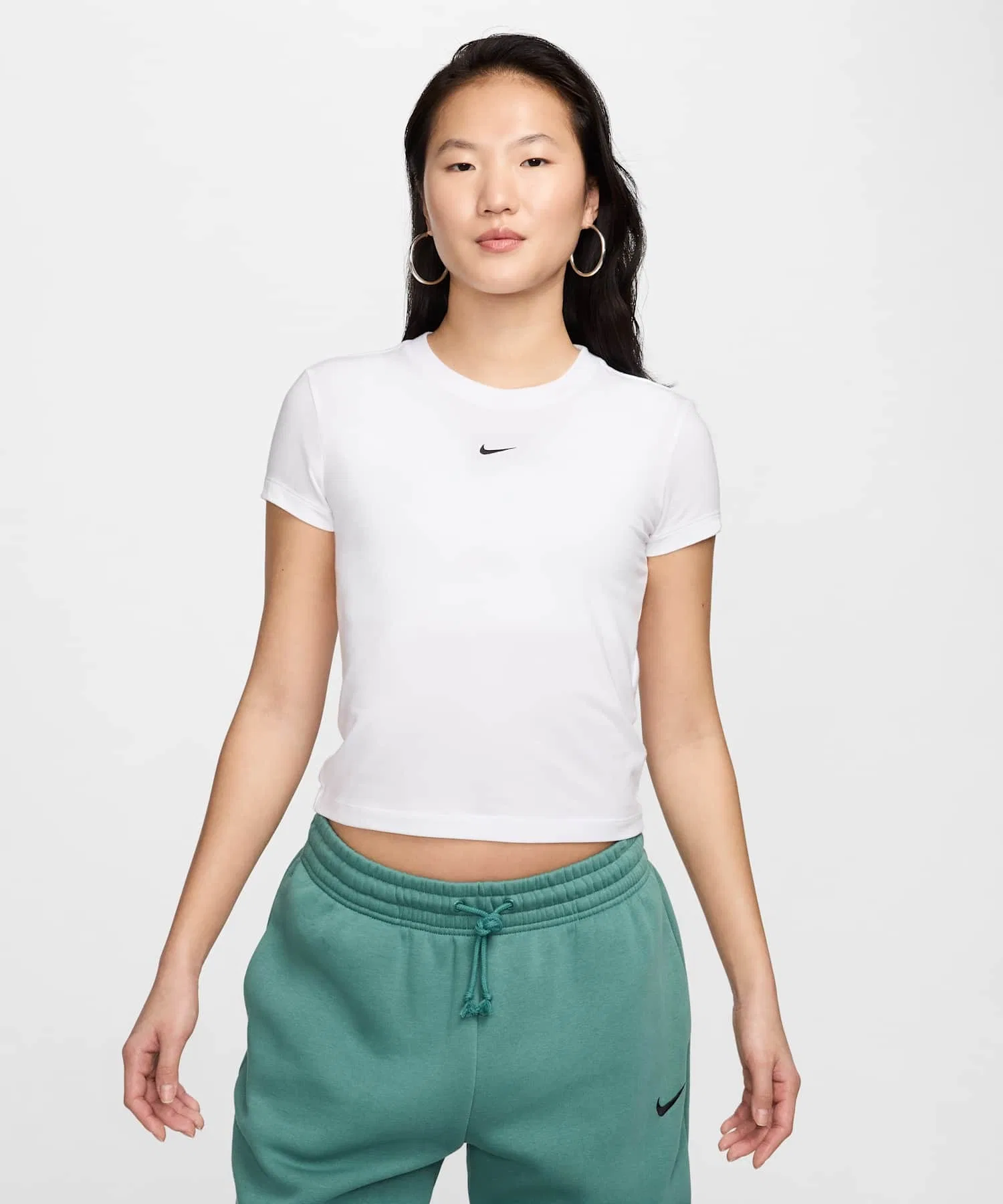 Женская футболка NIKE Sportswear Chill Knit белая
