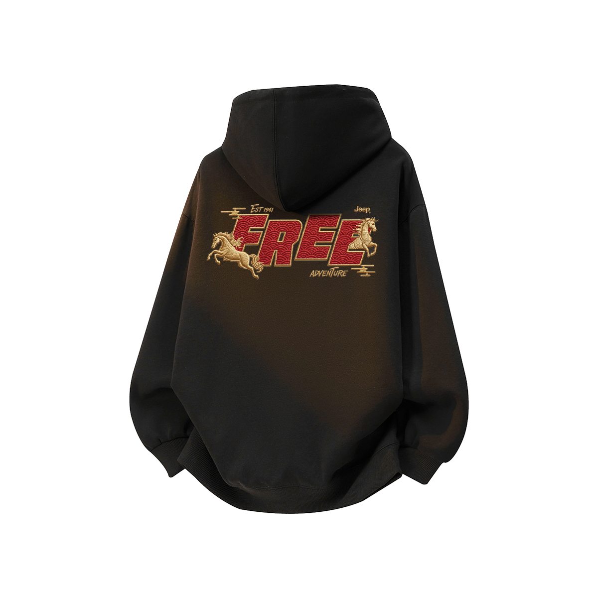 

Толстовка Unisex Hooded Moderate Regular Jeep, pure черный[fleece-lined]