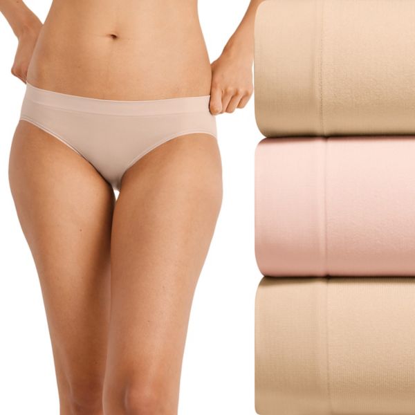 

Женский набор бесшовных бикини из 3 штук 4390 Jockey, цвет light light pink