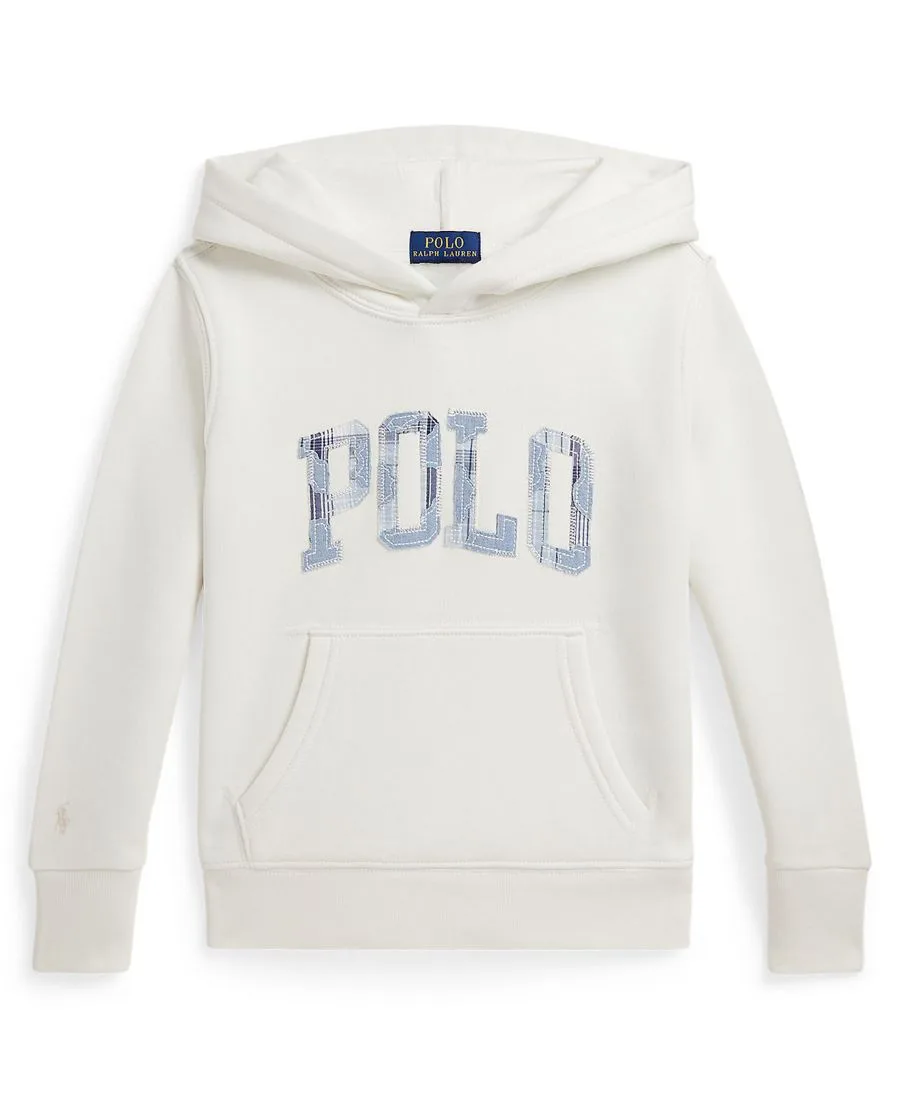 Детская флисовая толстовка с логотипом (для мальчиков 2-7 лет) Polo Ralph Lauren, белый