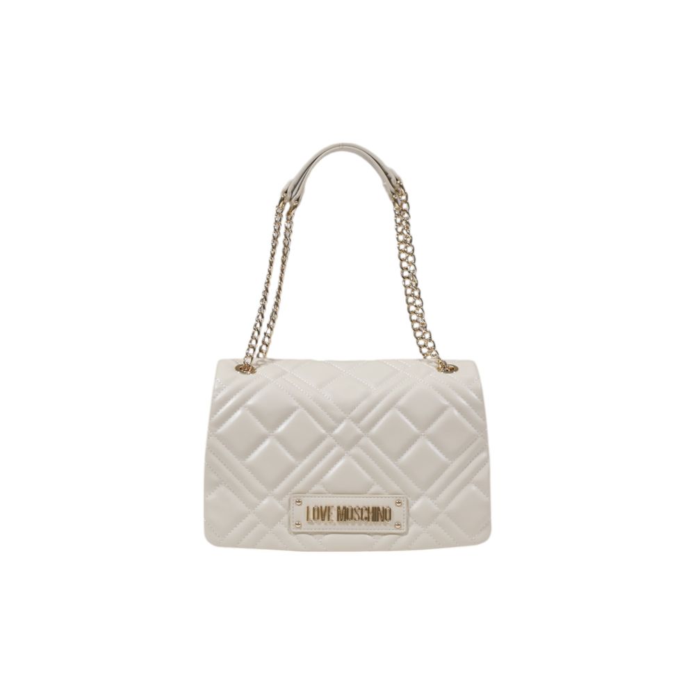 

Бежевая полиэтиленовая сумка LOVE MOSCHINO