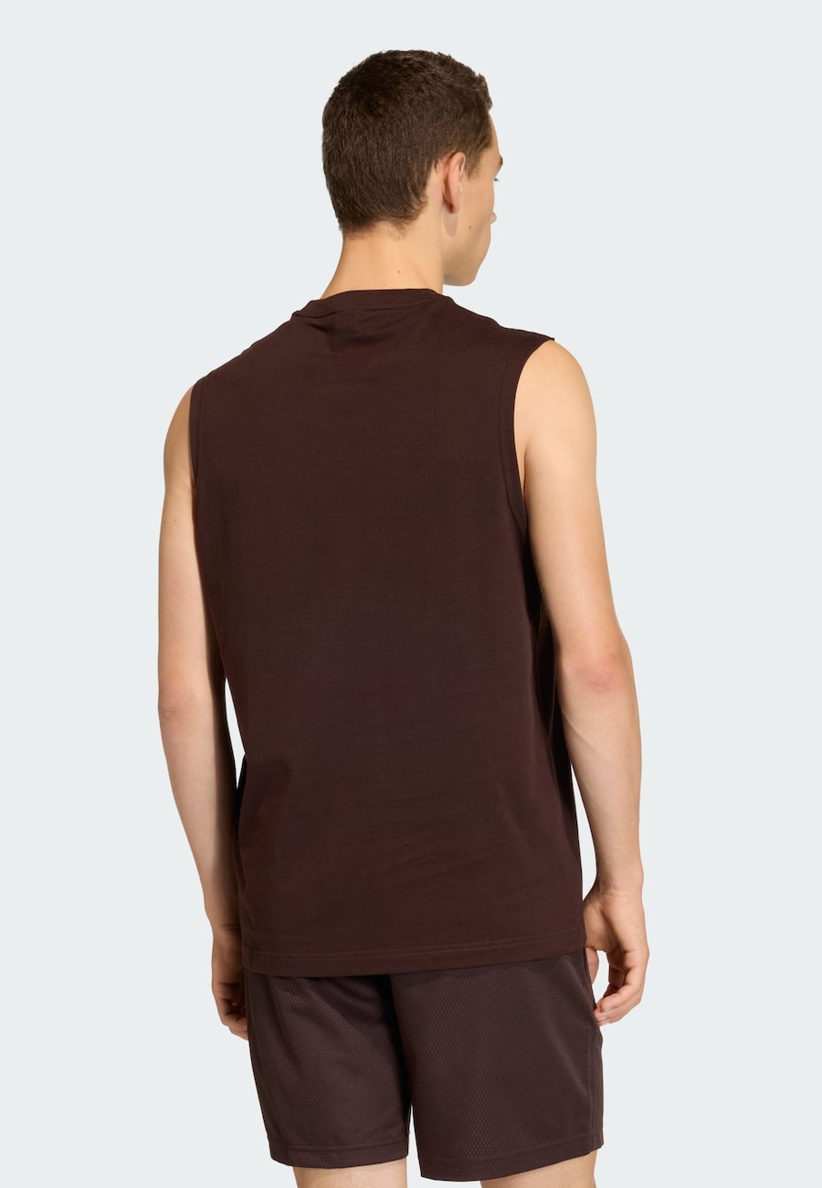 Рубашка ADIDAS ORIGINALS Trefoil Essentials, шоколадный — фото 3