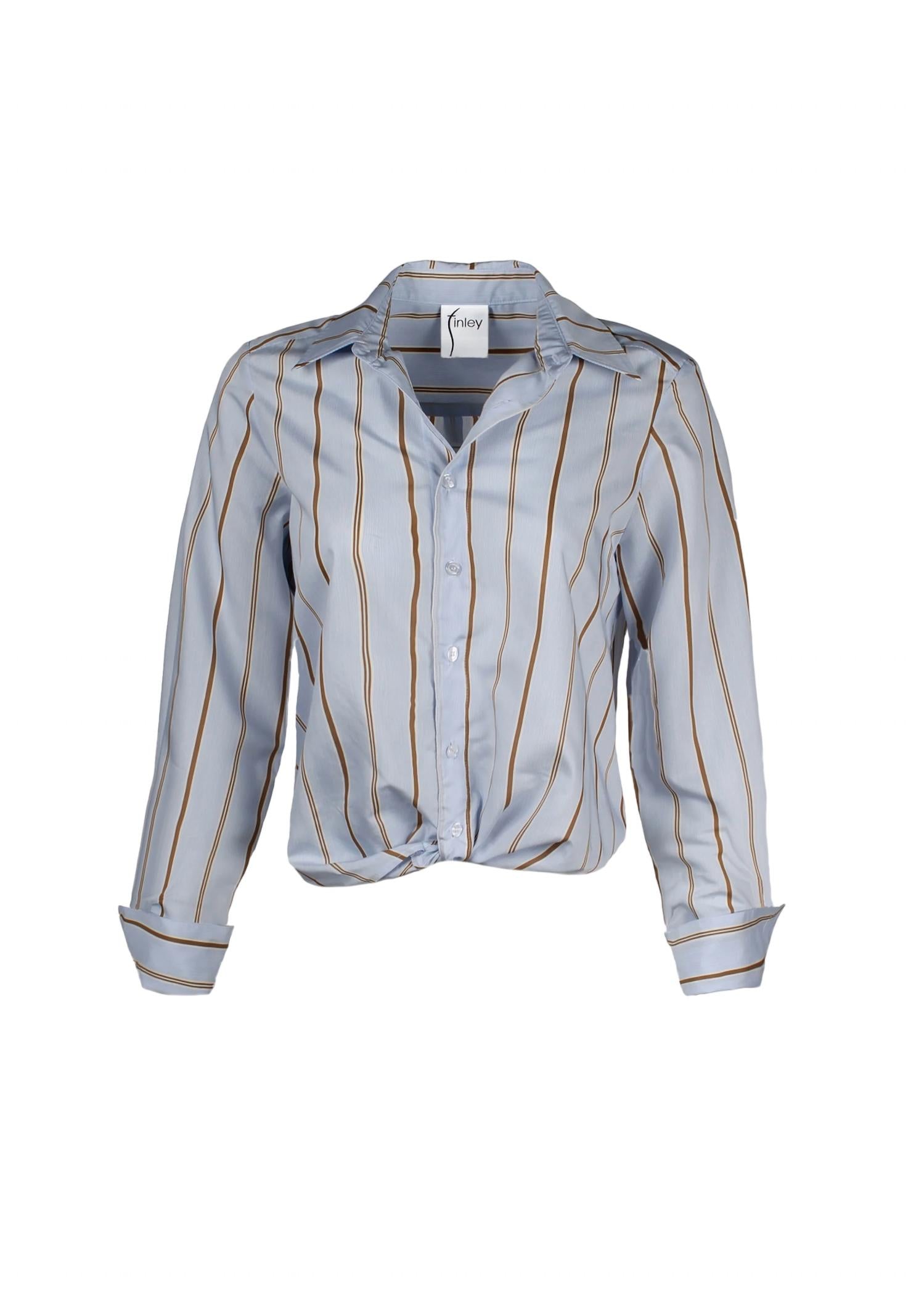 

Женская рубашка Moxie в мужскую полоску Finley, цвет menswear stripe