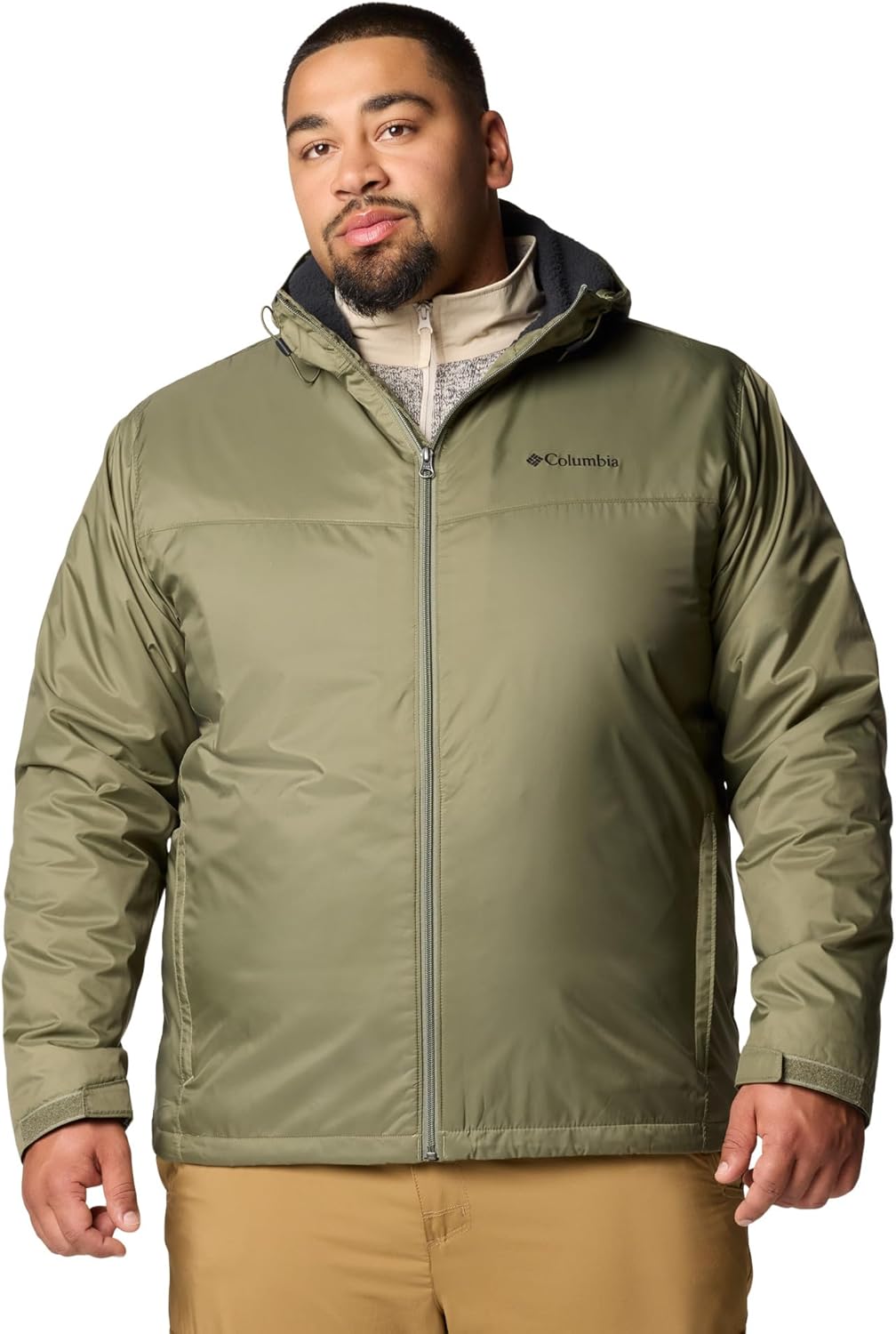 

Куртка Columbia Mens Glennaker II Sherpa Linen, Stone Green