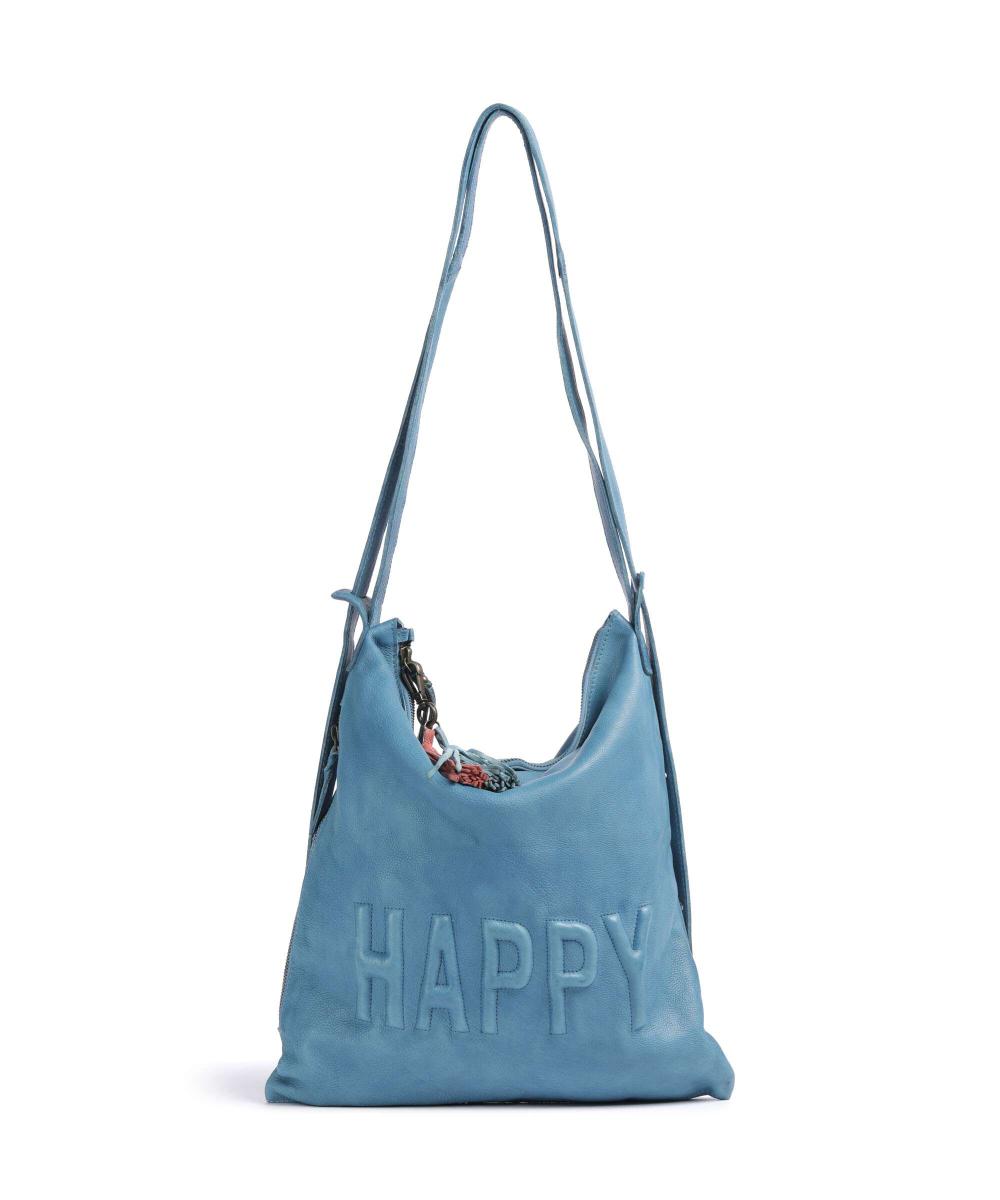 

Рюкзак Paoliweg 3 из зернистой коровьей кожи Taschendieb Wien, синий
