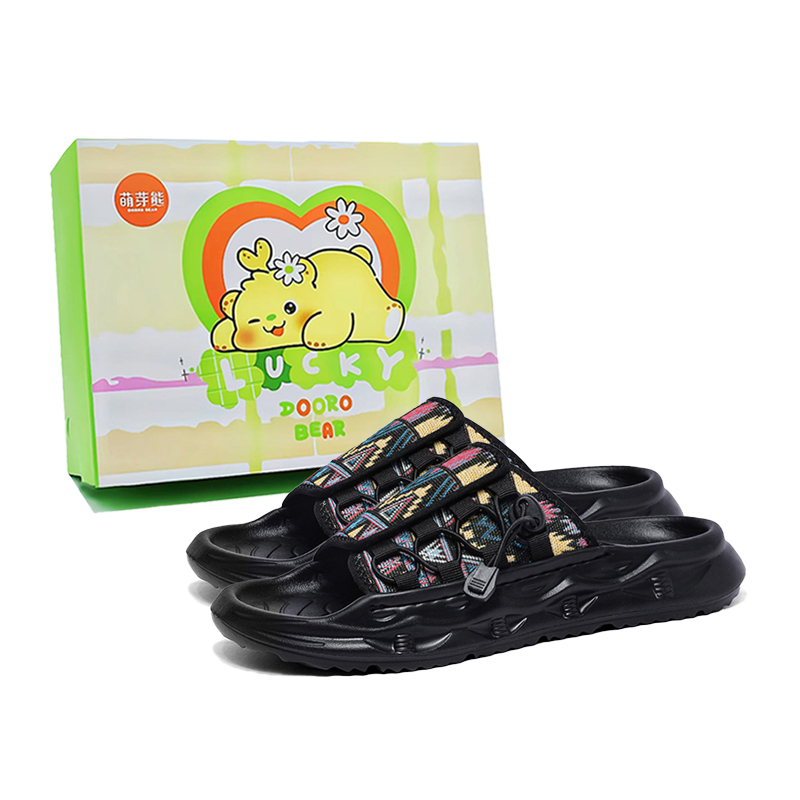 

Budding Bear Мужские слайдеры черные {коробка}, цвет Black { Box }