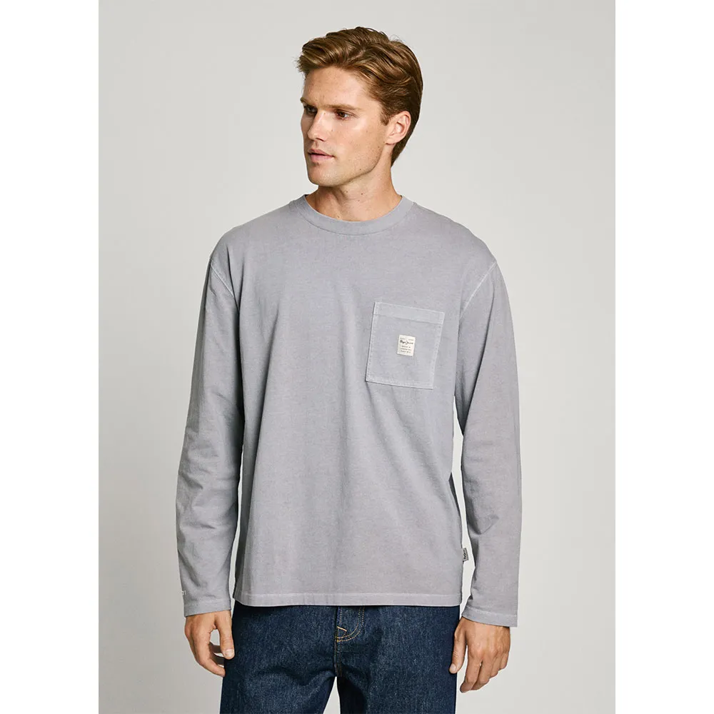 

Лонгслив Pepe Jeans Paul, серый