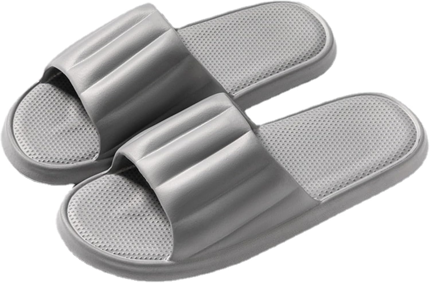 

Летние тапочки для женщин и мужчин для дома, противоскользящие, для ванной и душа, домашние туфли, пляжные сандалии Iwhgrmp, серый