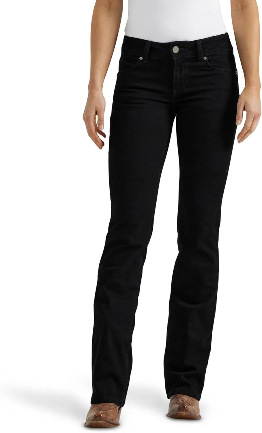 

Wrangler женские джинсы boot cut с завышенной талией