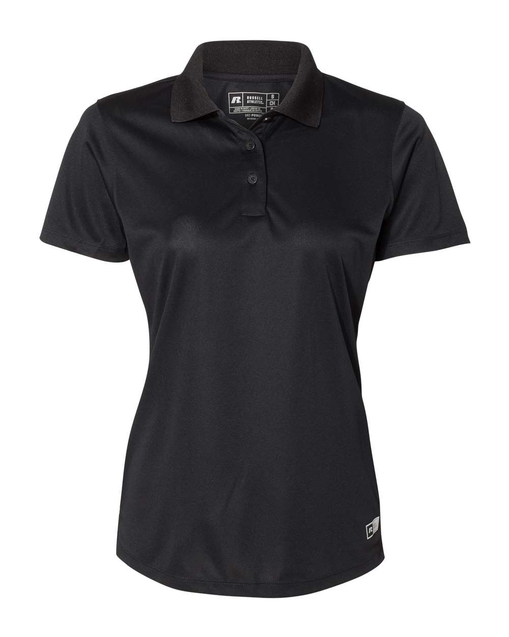 

Женское поло Essential Russell Athletic, черный