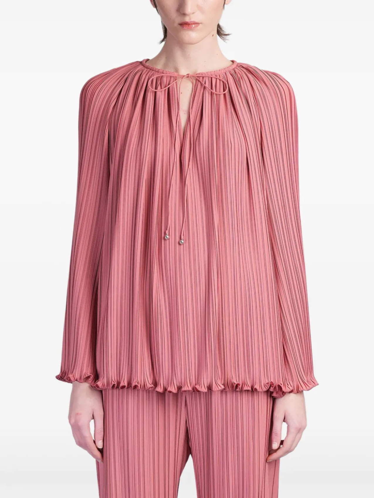 

Блузка плиссе Lanvin, розовый