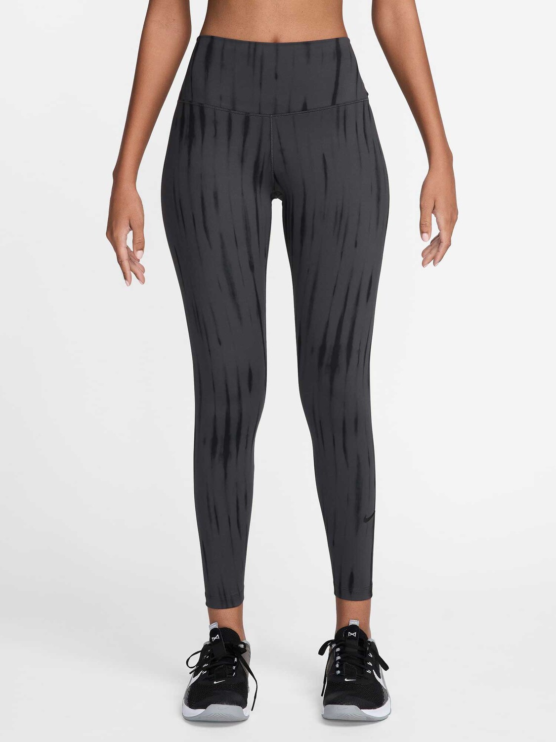 

Тайтсы Nike W NK DF ONE HR 7/8 TIGHT AOP1, серый