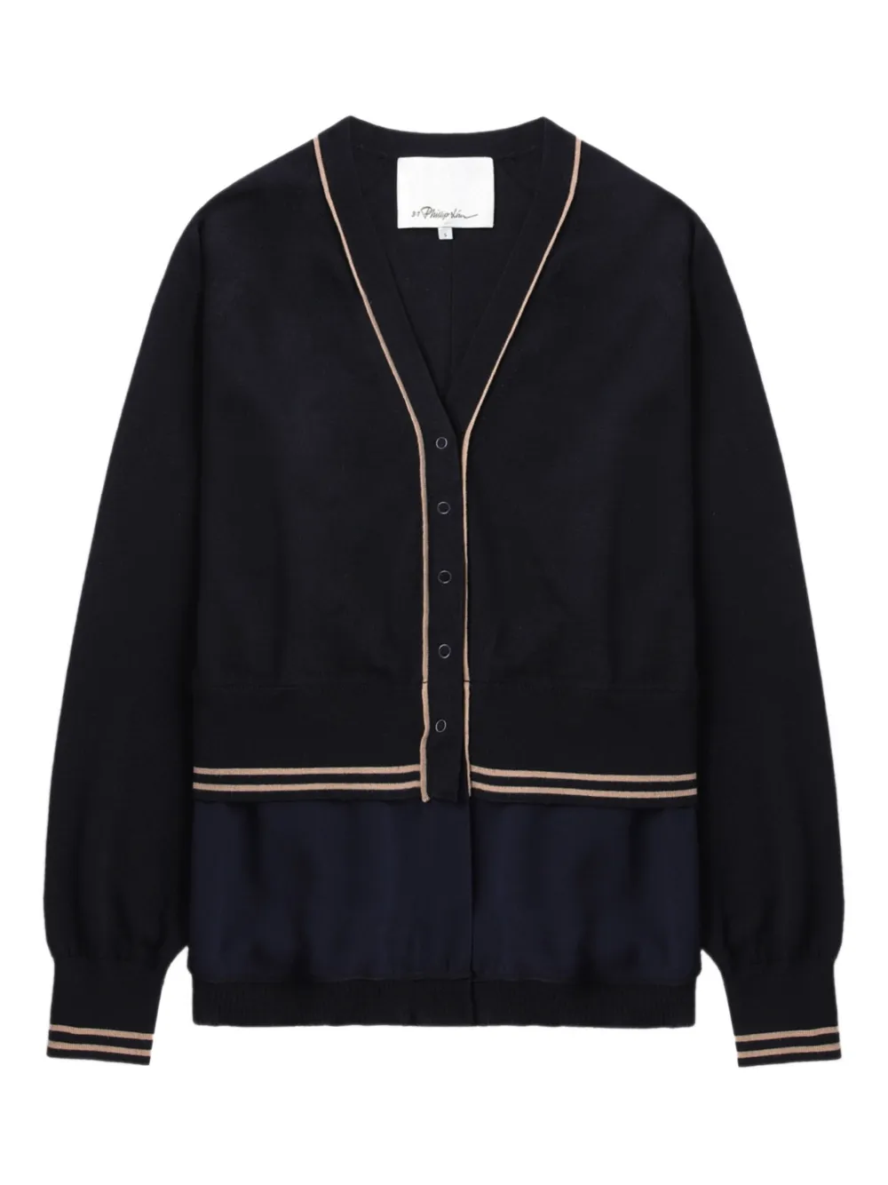 

Шерстяной кардиган с V-образным вырезом 3.1 Phillip Lim, синий