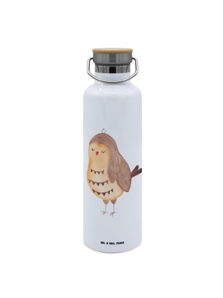 

Mr. & Mrs. Panda Белая бутылка для напитков в форме совы с надписью, содержащей оскорбительное высказывание