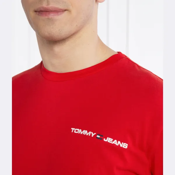 Футболка tjm clsc стандартного кроя Tommy Hilfiger, красный — фото 4