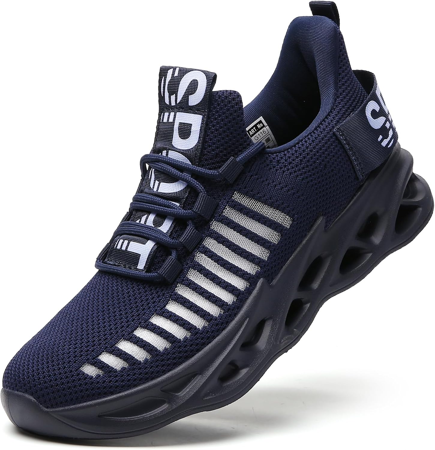 

Мужские кроссовки для бега и ходьбы с комфортной сеткой Ezkrwxn, темно-синий