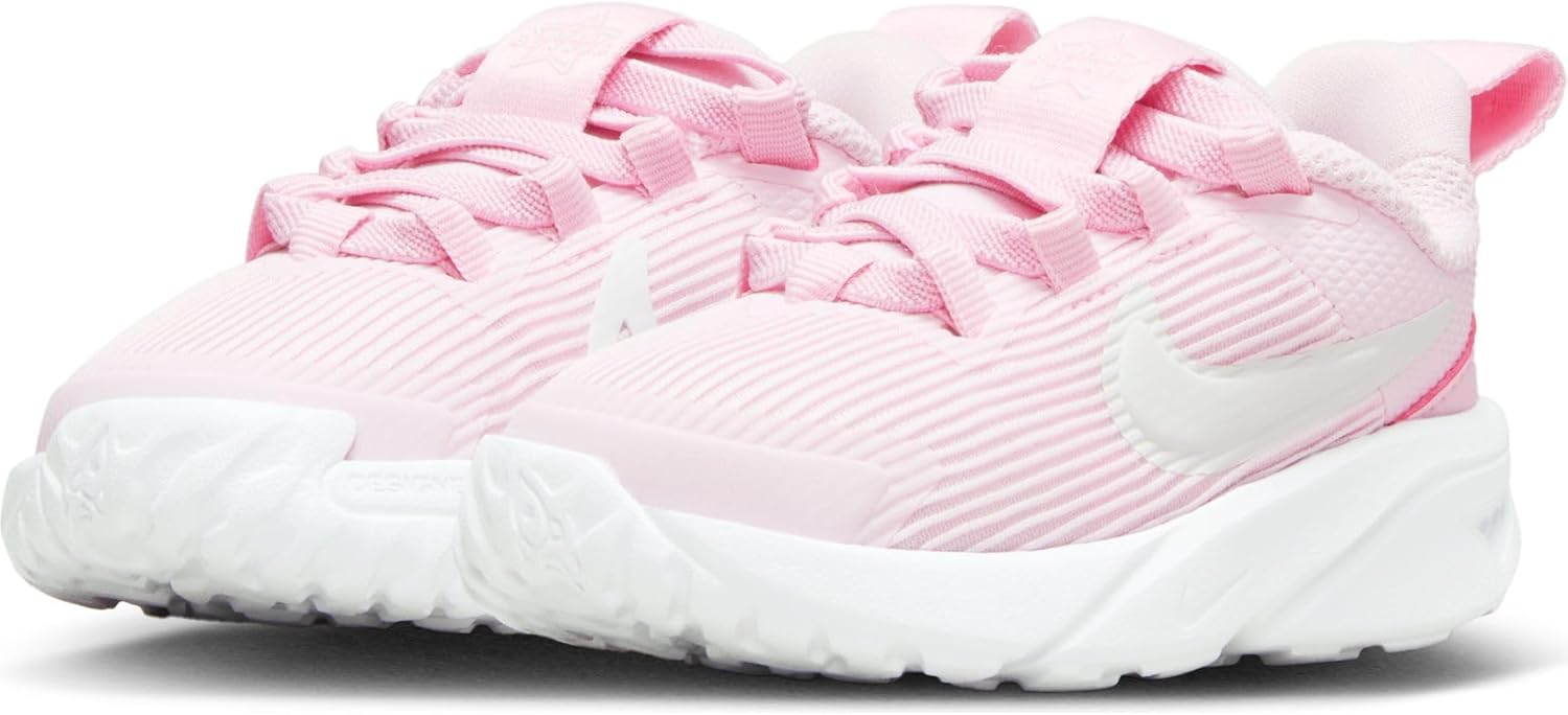 Детские кроссовки Nike Star Runner Unisex-Child 4 Nn (Gs), белый/розовый — фото 2