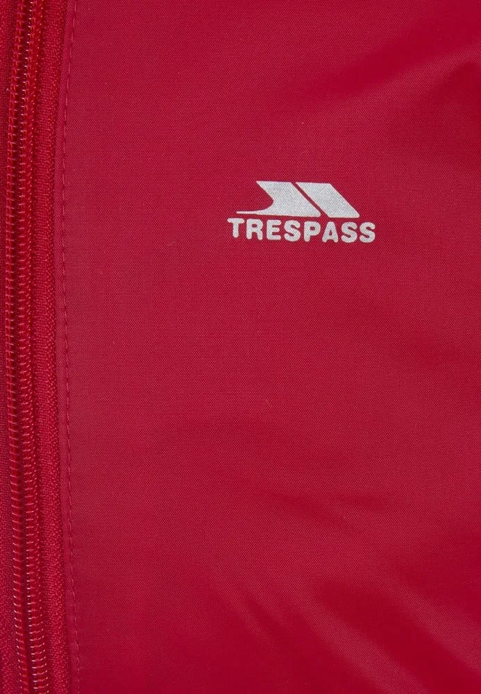 Детский дождевой костюм, водоотталкивающий Trespass, красный — фото 3
