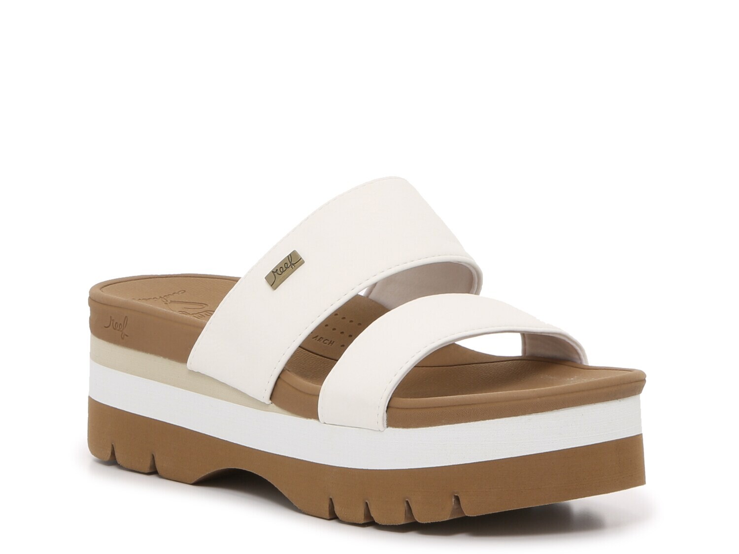 

Сандалии Reef Banded Horizon на платформе, белый