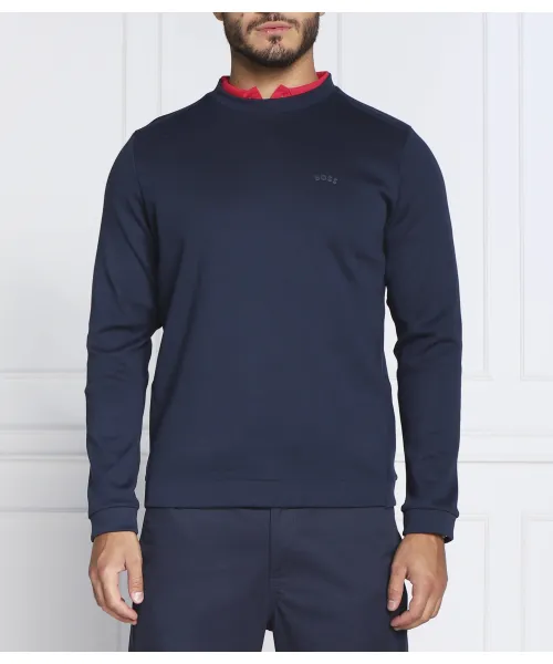 

Изогнутая толстовка Salbo Regular fit Boss Green, синий