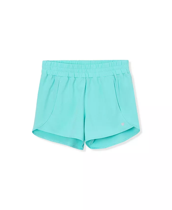 

Шорты активные Big Girls Plus Stretch Woven с эластичной тканью Lands' End, синий