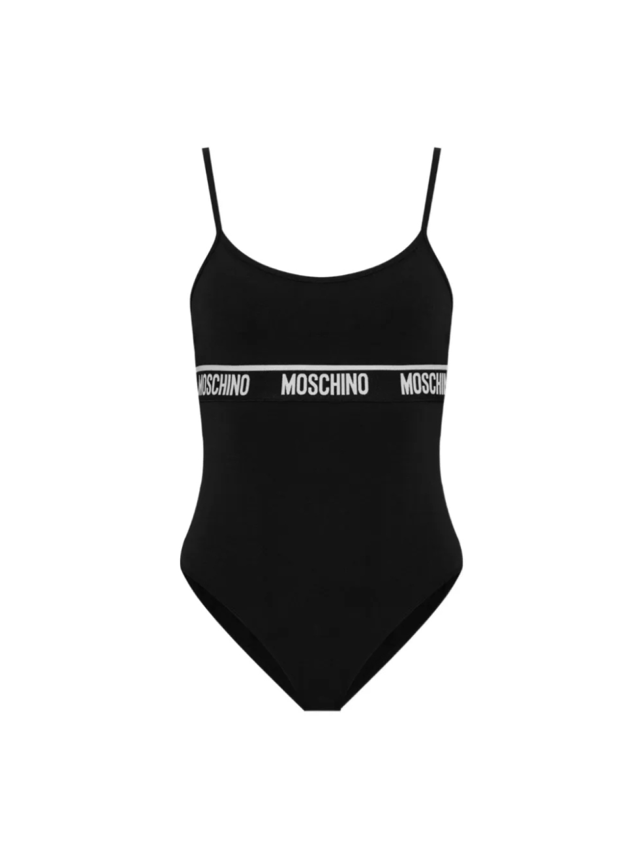 

Боди с логотипом Moschino, черный