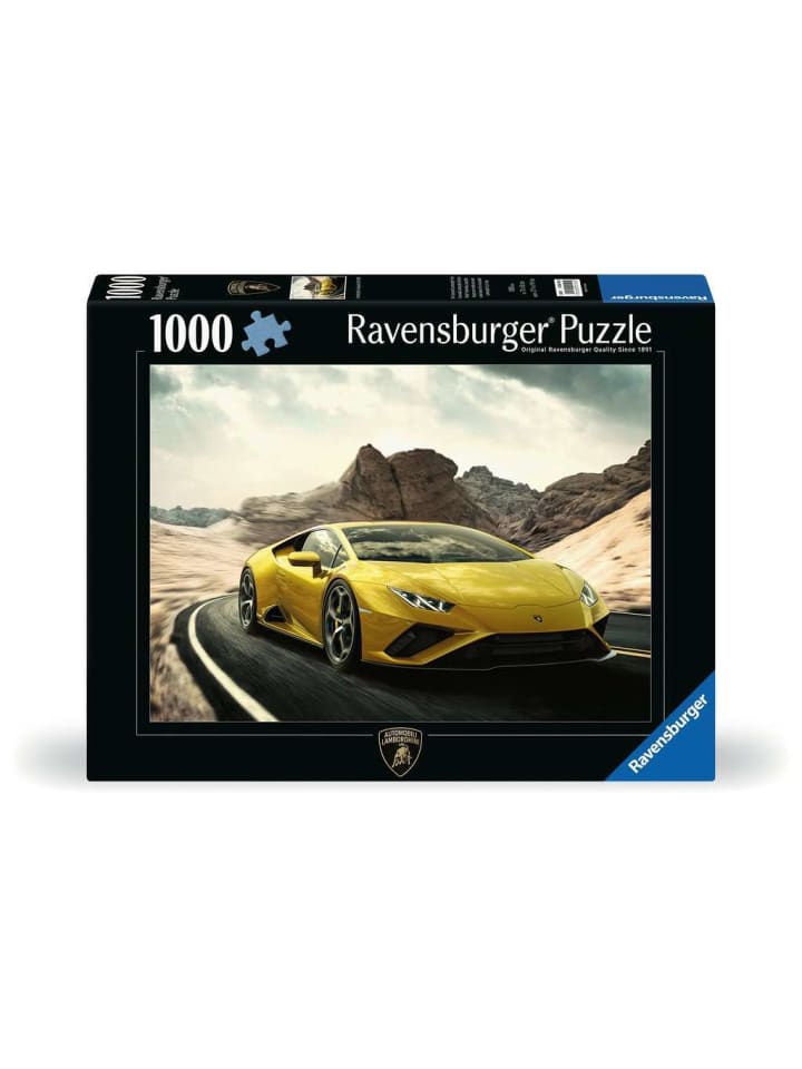 

Пазл Ravensburger, 1000 деталей, Lamborghini Huracán EVO RWD, разноцветный
