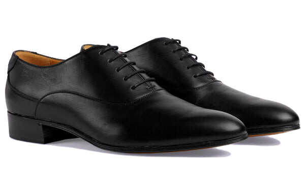 Кроссовки lace-up shoe with double g 'black leather' Gucci, черный — фото 3
