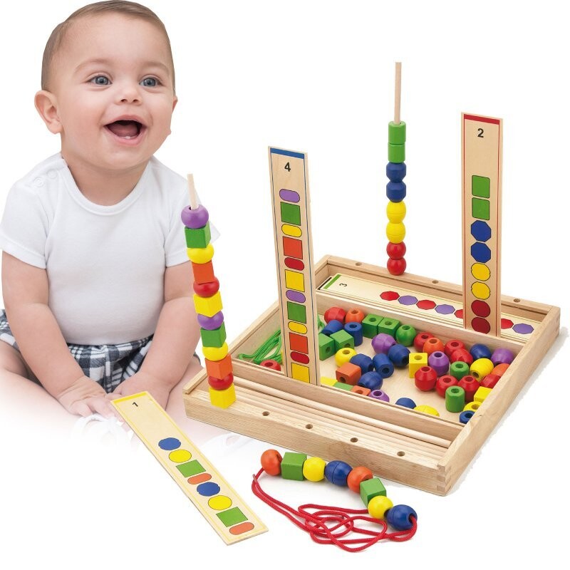 

Логические бусинки, развивающая игра, Вига Viga