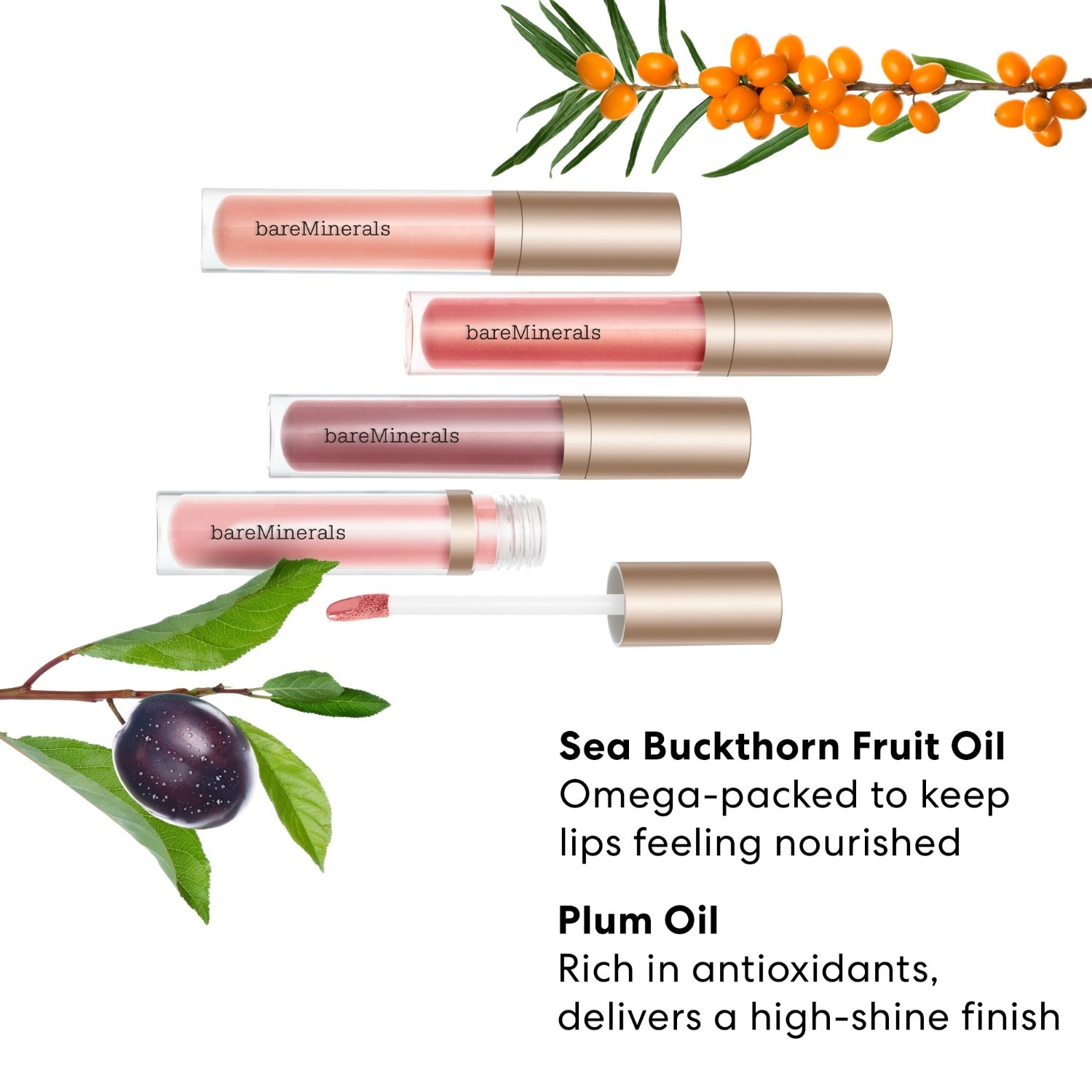 Бальзам для губ mineralist lip gloss balm Bareminerals, zen, объем 4 мл — фото 3