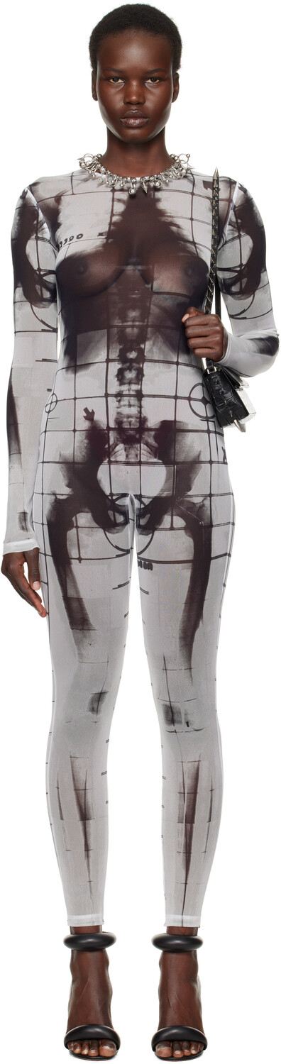 

Бело-черный комбинезон «The Squeletor» Jean Paul Gaultier