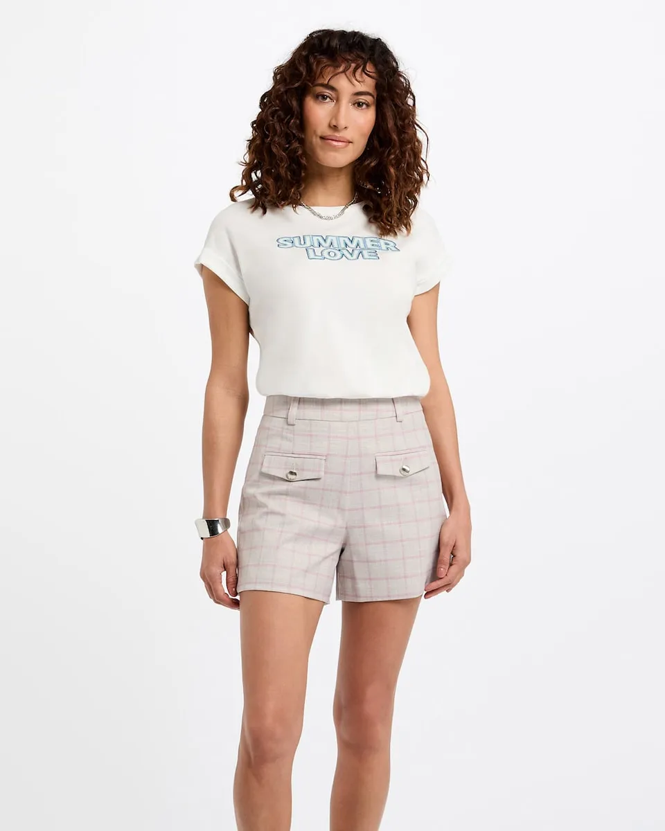 

Женская футболка с надписью Morgan, белый