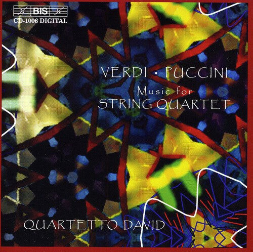 

CD диск Verdi / Puccini / Quartetto David: String Quartet E minor / Crisantemi / 3 Fugues