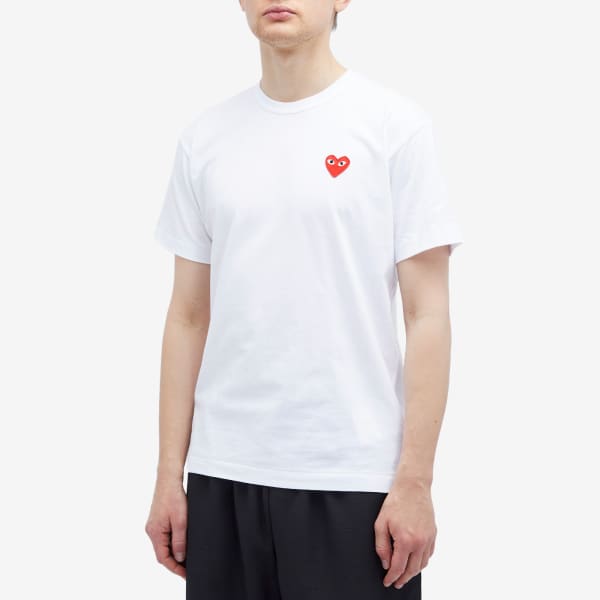 Базовая футболка с логотипом Comme Des Garçons Play, мультиколор — фото 2
