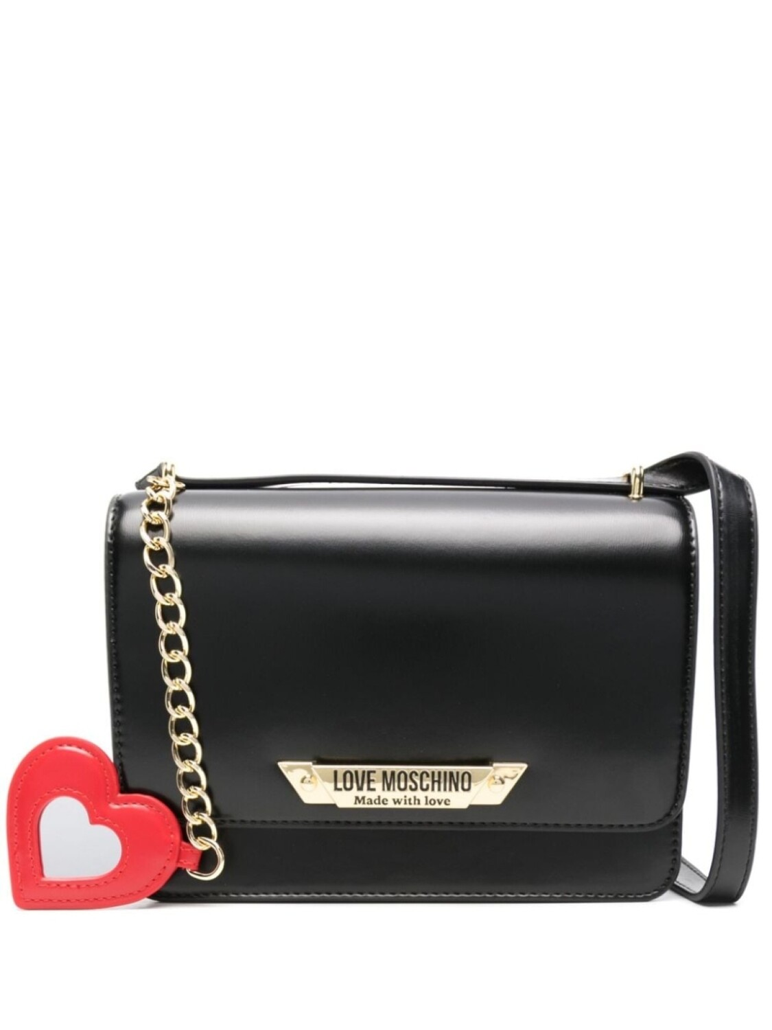 

Love Moschino сумка через плечо с логотипом, черный