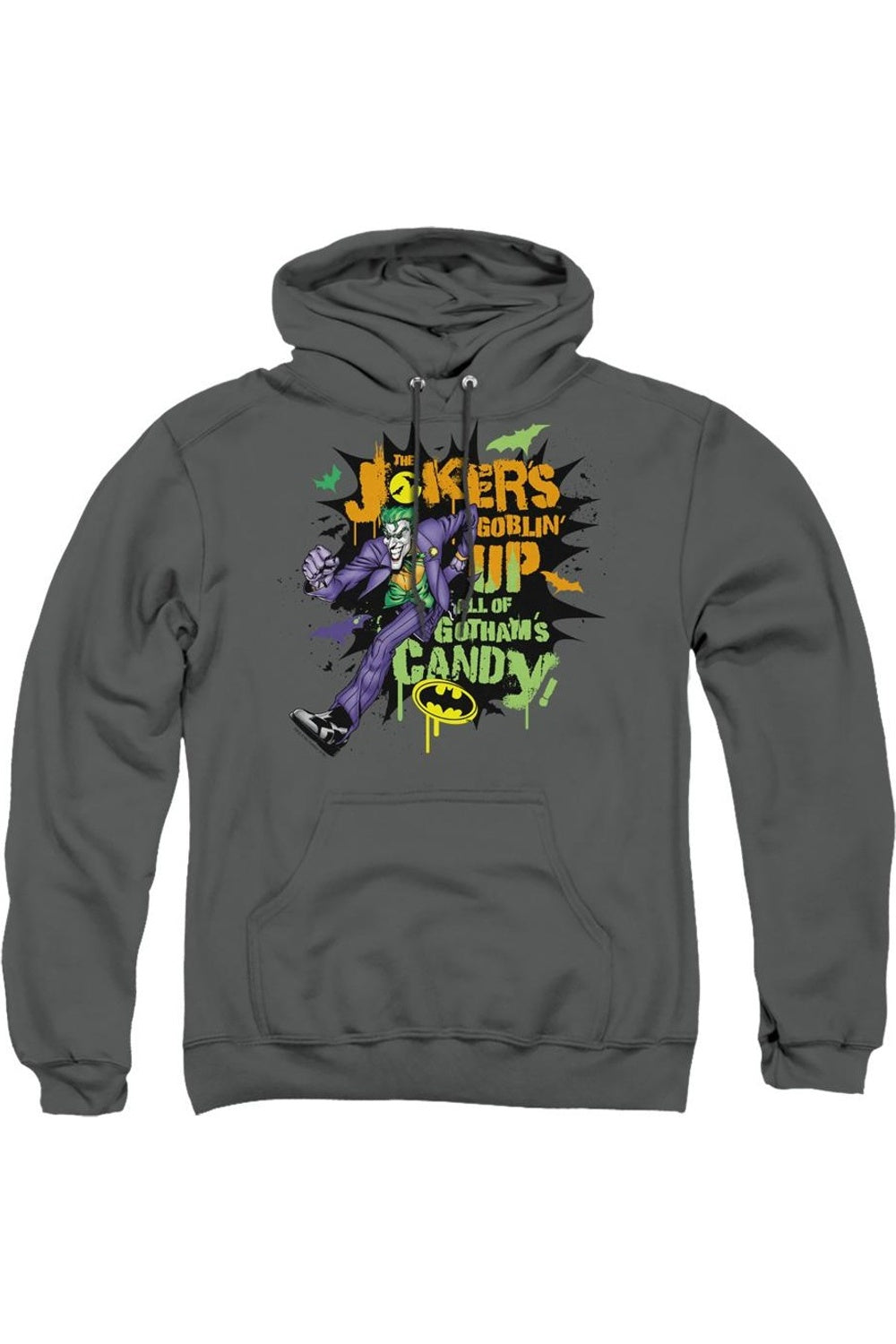

Толстовка с капюшоном Batman Goblin Candy для взрослых Gildan, цвет charcoal