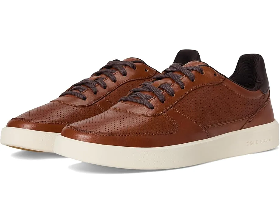 Кроссовки Cole Haan Grand Crosscourt Daily Court Sneakers, British Tan/Dark Chocolate/IvorySee Less