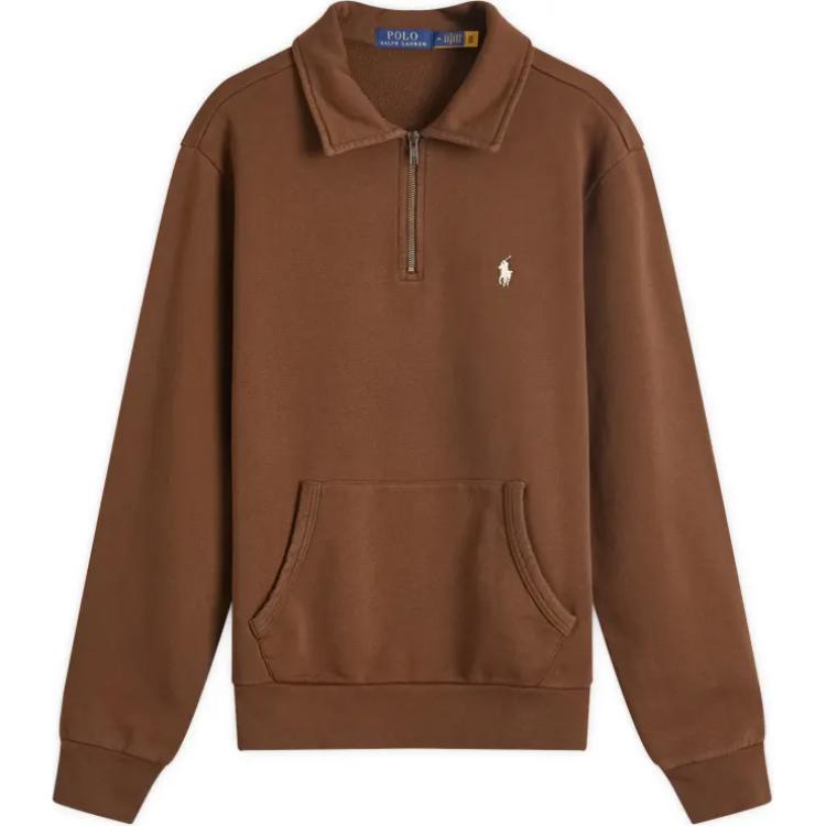Polo Ralph Lauren Свитшот мужской светло-коричневый Light Umber — фото 3