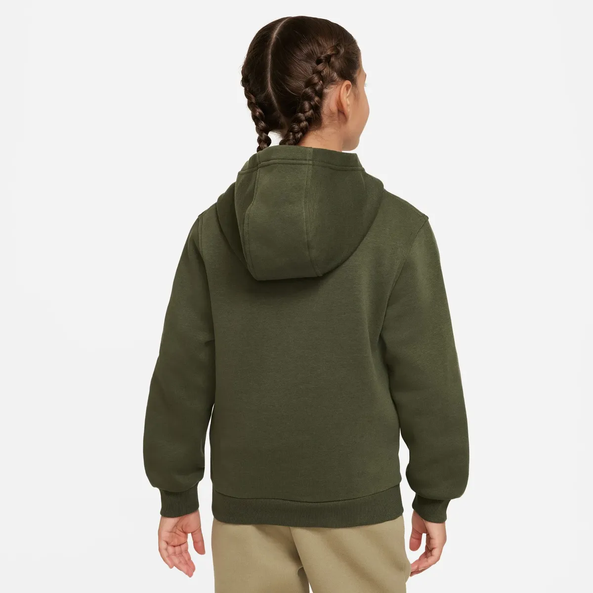 

Толстовка с капюшоном Nike Sportswear "CLUB FLEECE BIG KID'S PULLOVER HOODIE", белый