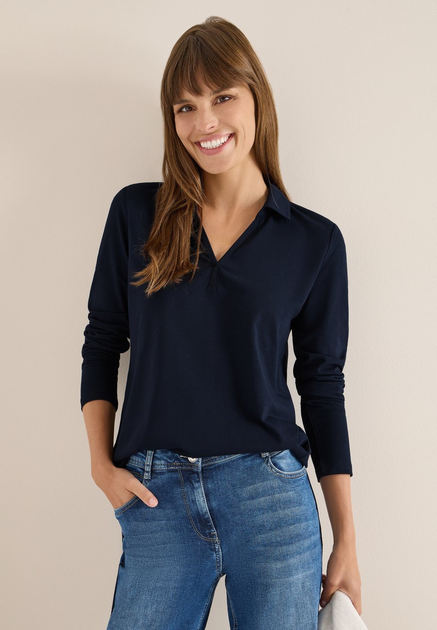 

Поло Cecil LOOK, Blau/Dark Blue