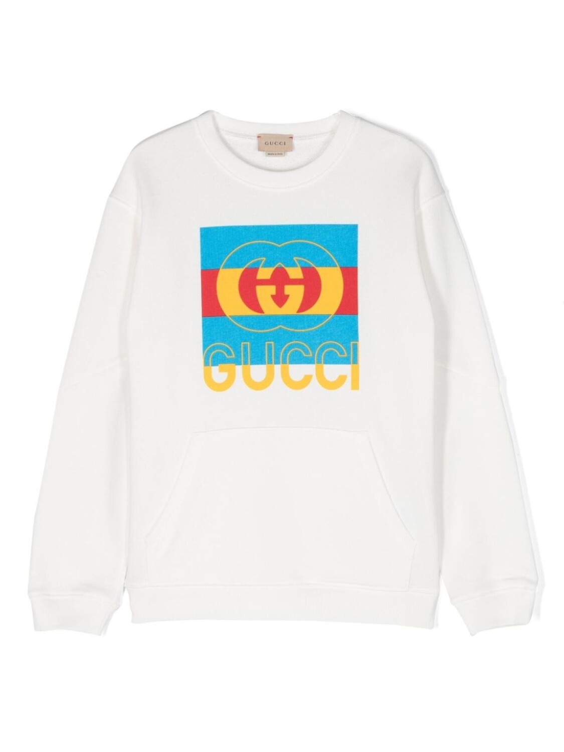 

Gucci Kids толстовка с логотипом, белый