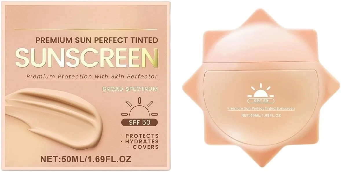Солнцезащитный крем для лица SPF50 PA++++, хаки, Generic, 50 мл