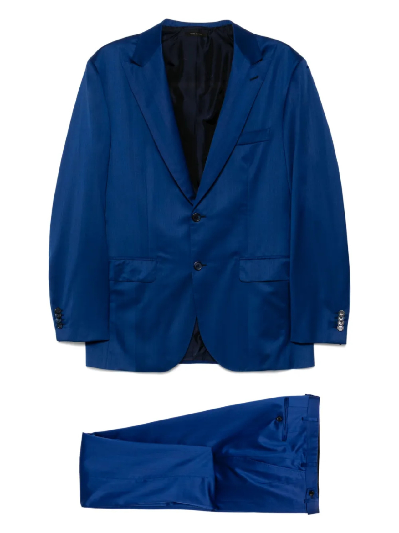 

Костюм с однобортным пиджаком Brioni, синий